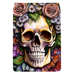 Death Skull Floral Removable Flap Cover (s) by GardenOfOphir