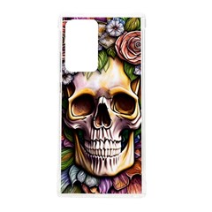 Death Skull Floral Samsung Galaxy Note 20 Ultra Tpu Uv Case