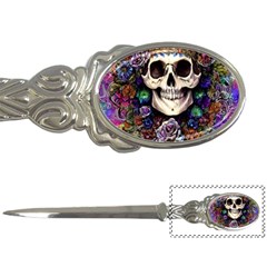 Dead Cute Skull Floral Letter Opener by GardenOfOphir