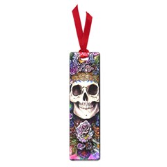 Dead Cute Skull Floral Small Book Marks by GardenOfOphir