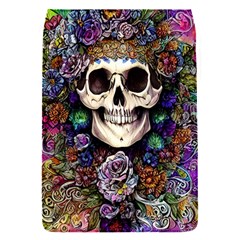 Dead Cute Skull Floral Removable Flap Cover (s) by GardenOfOphir