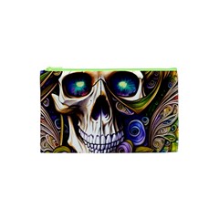 Gothic Cute Skull Floral Cosmetic Bag (xs) by GardenOfOphir