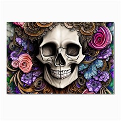 Skull Bones Postcards 5  X 7  (pkg Of 10) by GardenOfOphir