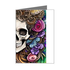 Skull Bones Mini Greeting Card by GardenOfOphir