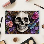 Skull Bones Cosmetic Bag (Large) Front