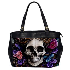 Skull Bones Oversize Office Handbag by GardenOfOphir