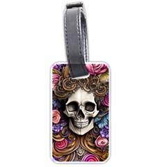 Skull Bones Luggage Tag (one Side) by GardenOfOphir