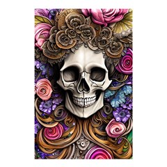 Skull Bones Shower Curtain 48  X 72  (small)  by GardenOfOphir