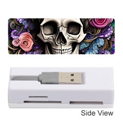 Skull Bones Memory Card Reader (stick) by GardenOfOphir