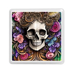 Skull Bones Memory Card Reader (square) by GardenOfOphir