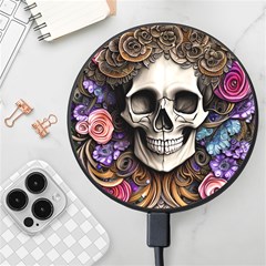 Skull Bones Wireless Fast Charger(black) by GardenOfOphir