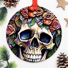 Skull Dead Ornament (round) by GardenOfOphir