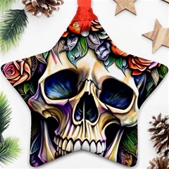 Skull Dead Ornament (star)