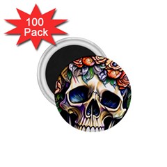 Skull Dead 1 75  Magnets (100 Pack)  by GardenOfOphir