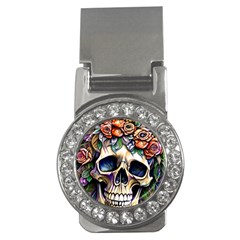 Skull Dead Money Clips (cz)  by GardenOfOphir