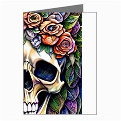 Skull Dead Greeting Cards (pkg Of 8)