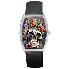 Skull Dead Barrel Style Metal Watch by GardenOfOphir