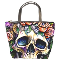 Skull Dead Bucket Bag by GardenOfOphir