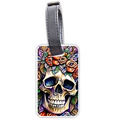 Skull Dead Luggage Tag (one Side) by GardenOfOphir