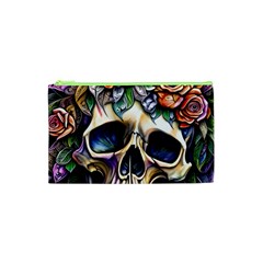 Skull Dead Cosmetic Bag (xs) by GardenOfOphir