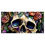 Skull Dead Banner and Sign 6  x 3  Front