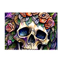 Skull Dead Crystal Sticker (a4) by GardenOfOphir