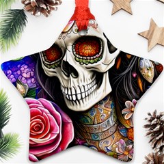 Sugar Skull Ornament (star)