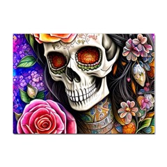 Sugar Skull Sticker A4 (100 Pack) by GardenOfOphir