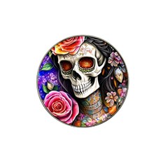 Sugar Skull Hat Clip Ball Marker (10 Pack) by GardenOfOphir