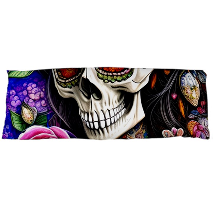 Sugar Skull Body Pillow Case (Dakimakura)