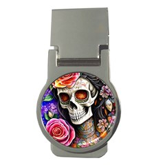 Sugar Skull Money Clips (round)  by GardenOfOphir