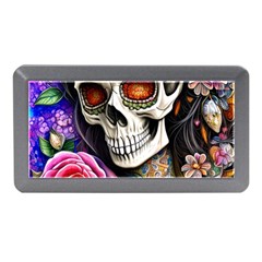 Sugar Skull Memory Card Reader (mini) by GardenOfOphir