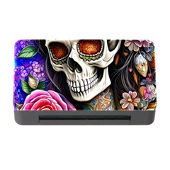 Sugar Skull Memory Card Reader With Cf by GardenOfOphir