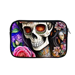 Sugar Skull Apple Macbook Pro 13  Zipper Case by GardenOfOphir