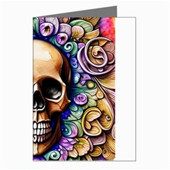 Gothic Skull Greeting Cards (pkg Of 8)