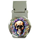 Gothic Skull Money Clip Watches Front