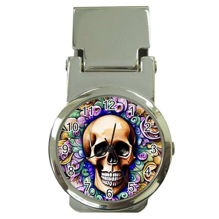 Gothic Skull Money Clip Watches