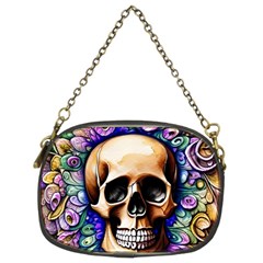 Gothic Skull Chain Purse (two Sides) by GardenOfOphir