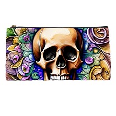 Gothic Skull Pencil Case by GardenOfOphir