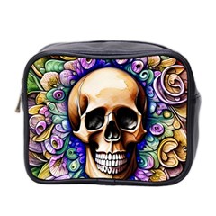 Gothic Skull Mini Toiletries Bag (two Sides) by GardenOfOphir