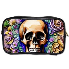 Gothic Skull Toiletries Bag (two Sides) by GardenOfOphir