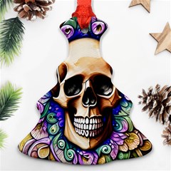 Gothic Skull Christmas Tree Ornament (two Sides)