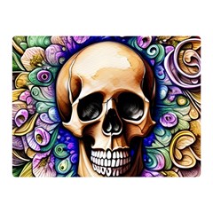 Gothic Skull Two Sides Premium Plush Fleece Blanket (mini)