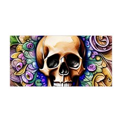 Gothic Skull Yoga Headband by GardenOfOphir