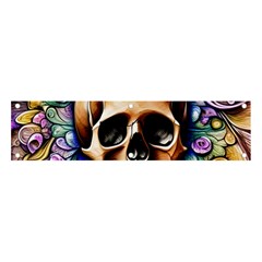 Gothic Skull Banner And Sign 4  X 1  by GardenOfOphir