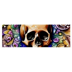 Gothic Skull Banner And Sign 6  X 2  by GardenOfOphir