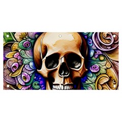 Gothic Skull Banner And Sign 6  X 3  by GardenOfOphir