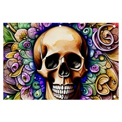 Gothic Skull Banner And Sign 6  X 4  by GardenOfOphir