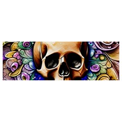 Gothic Skull Banner And Sign 12  X 4  by GardenOfOphir