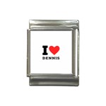 I love dennis Italian Charm (13mm) Front